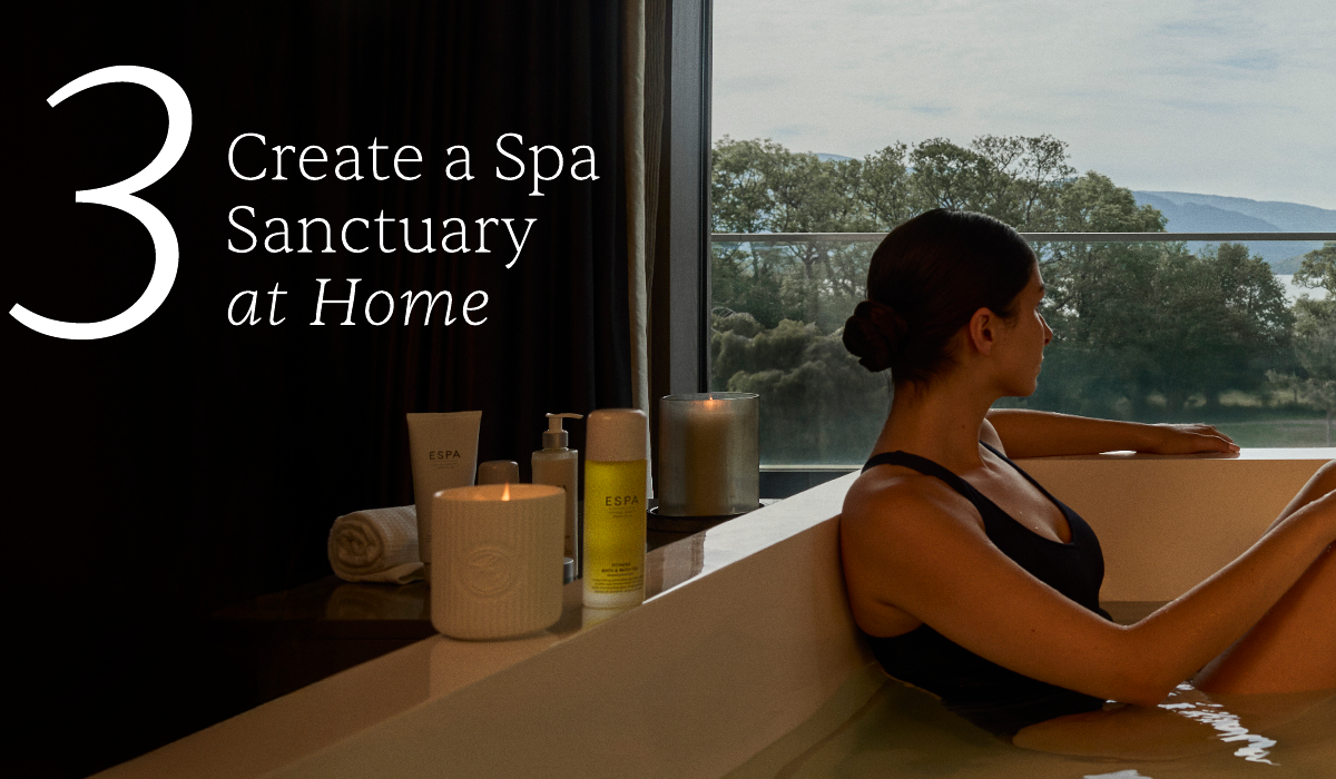 3. Create a Spa Sanctuary at Home