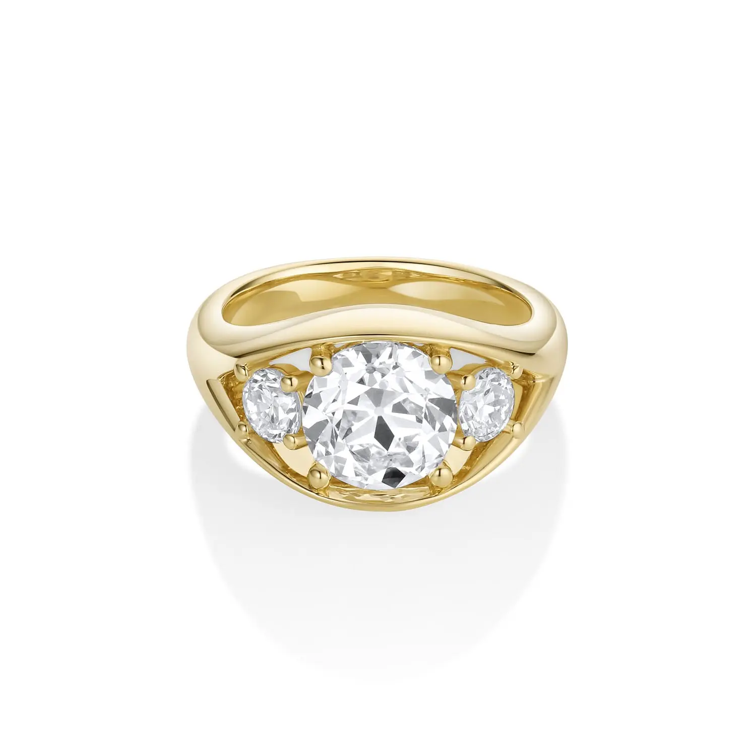 Image of The Astrid Open Bombe Engagement Ring