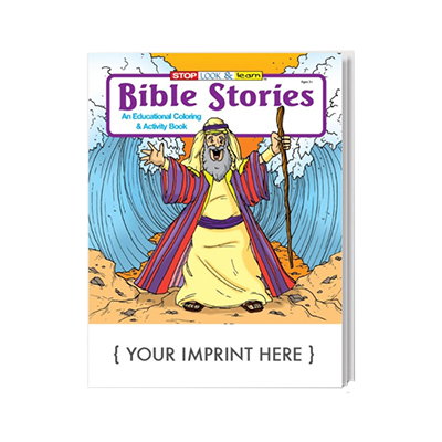 Bible Stories Coloring Books - Ages 3-9, 16 Pages