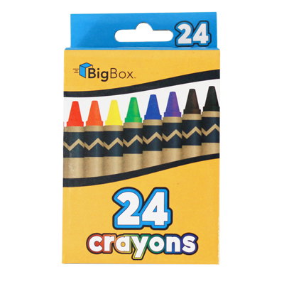 BigBox Crayons, 24ct