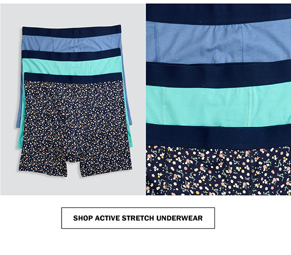 SHOP ACTIVE STRETCH UNDERWEAR