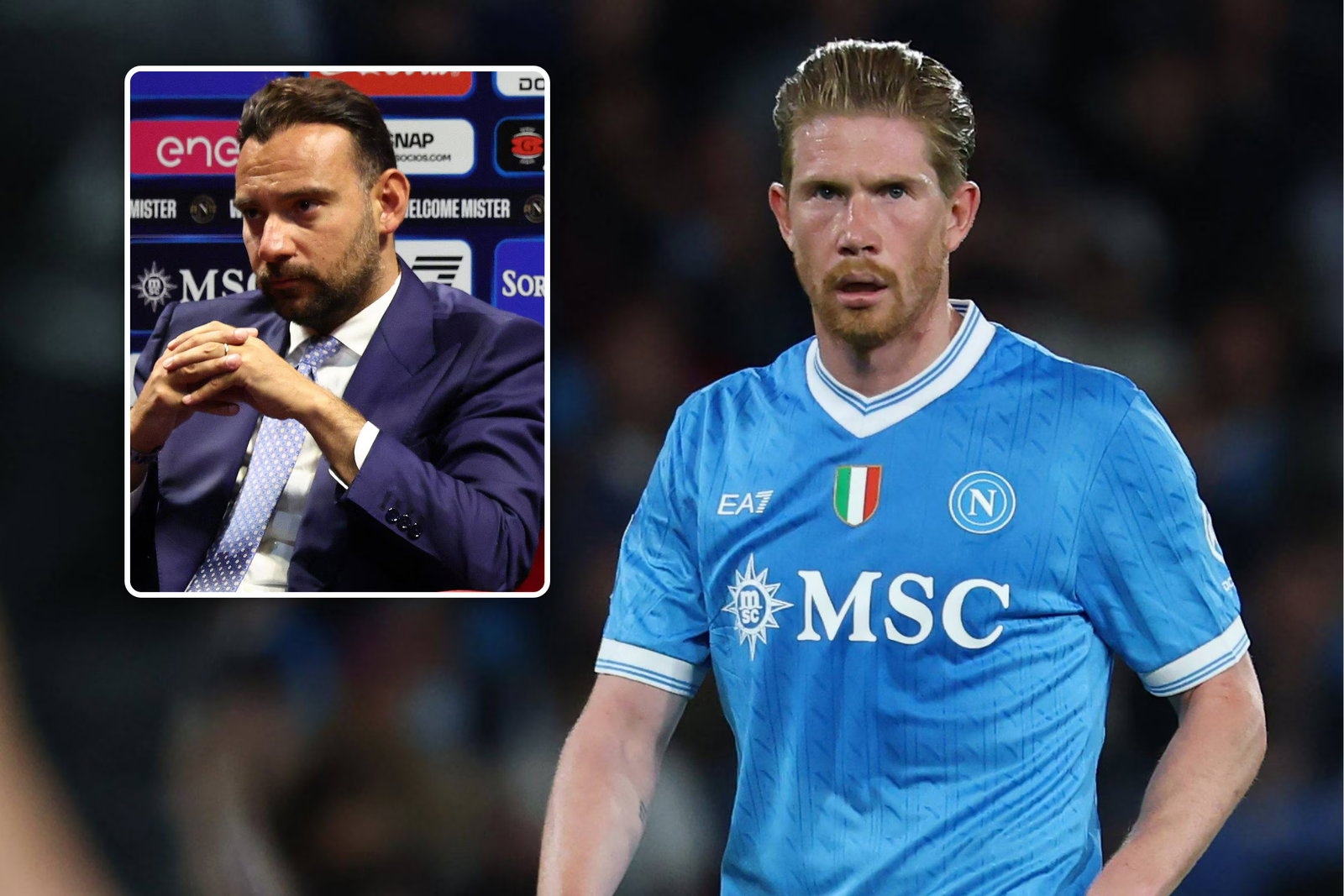 “Die uitspraken van Kevin stonden me persoonlijk niet aan”: sportief directeur is duidelijk over toekomst van Kevin De Bruyne, ondanks kritiek op Napoli