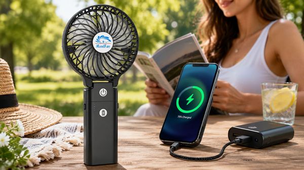Canicule : ce ventilateur portable rechargeable vous suit partout