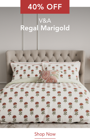 40% Off V&A Regal Marigold Bedding in Rose
