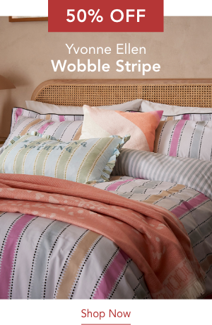 50% Off Yvonne Ellen Wobble Stripe Bedding in Multi