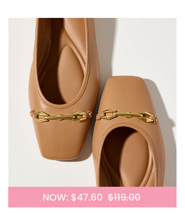 Virna Ballet Flat in Cortado