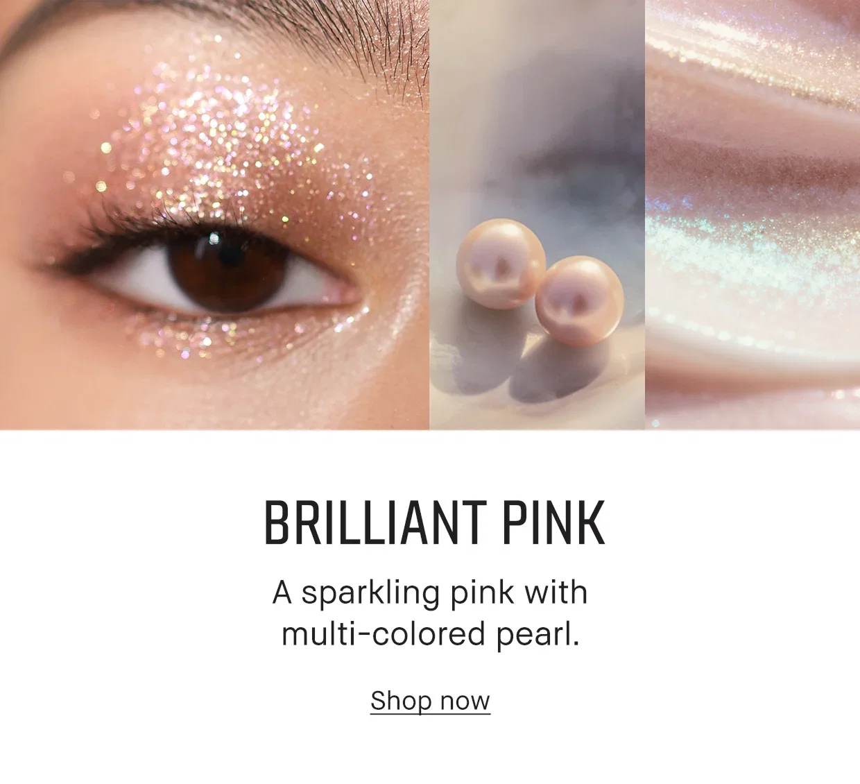 Brilliant Pink | A sparkling pink with multi-colored pearl | Shop now 