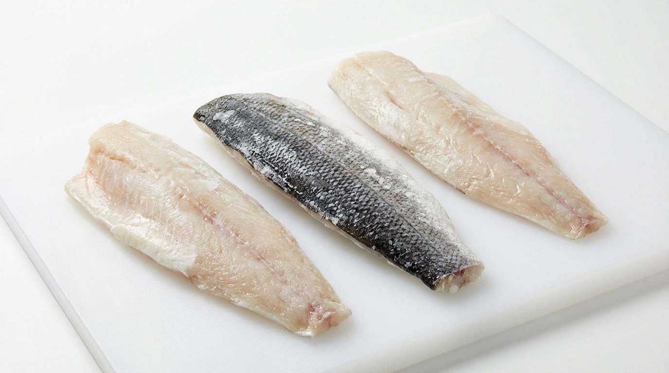 Zeebaarsfilet met huid, naturel - 4kg netto (5kg b