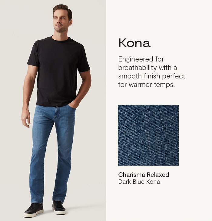 Kona: Engineered for breathability with a smooth finish perfect for warmer temps.