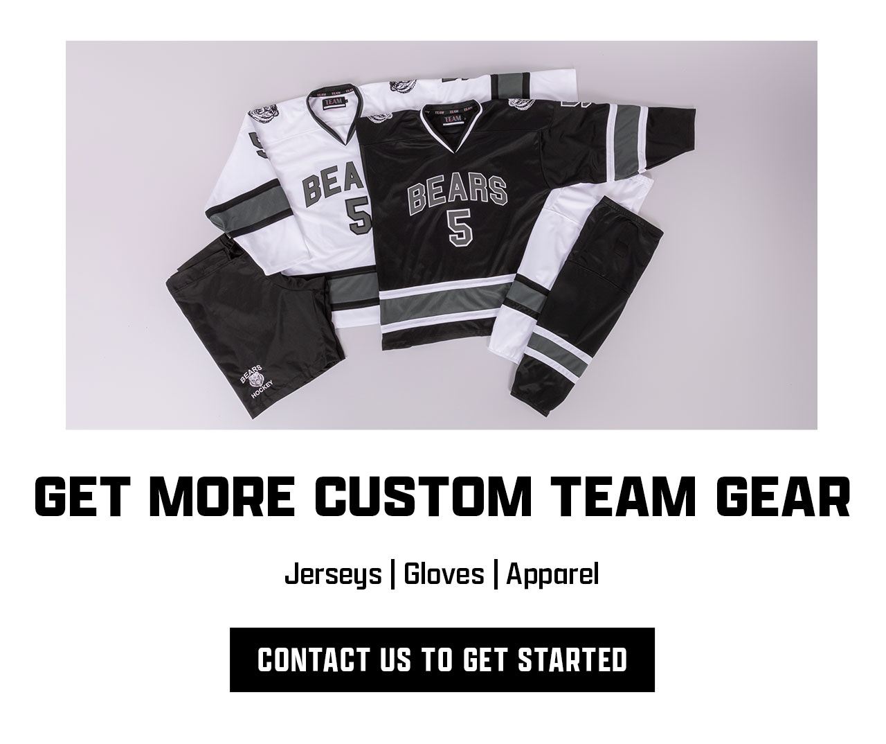 B9- Get More Custom Team Gear - Contact Us