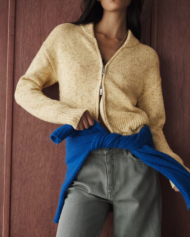 Image of Lou Zip Knit Jacket