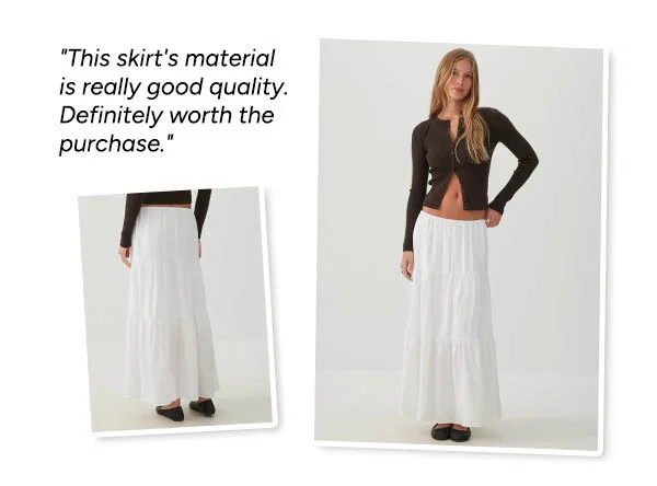 This skirt's material is really good quality. Definitely worth the purchase.