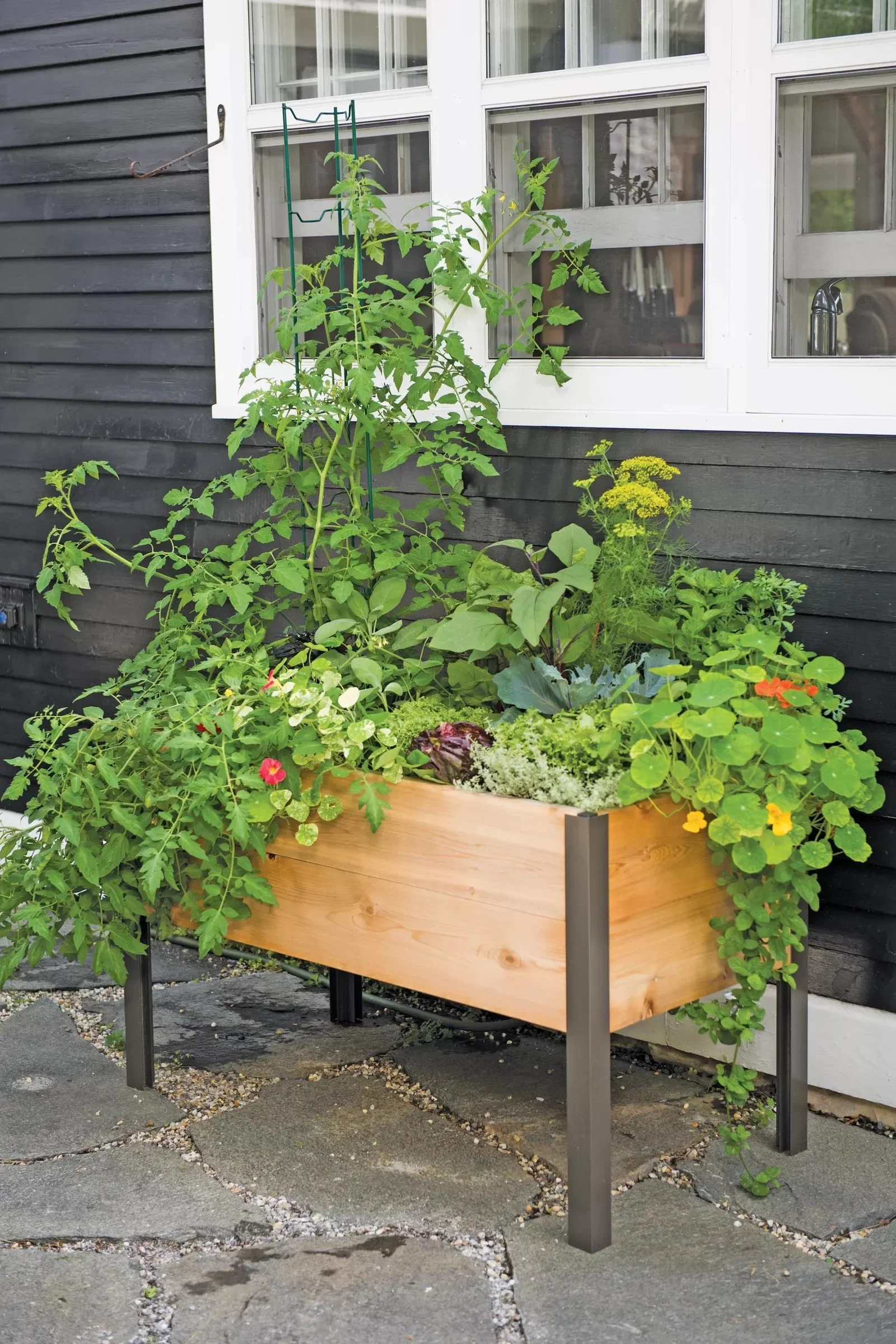 Image of Elevated Cedar Planter Box, 2' x 4'