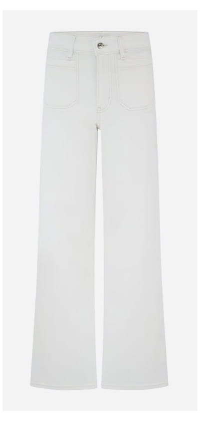 Le Slim Palazzo With Modernist Pockets In Au Natural Clean
