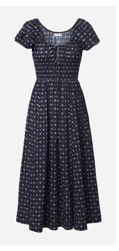 Quinn Dress In Bleu