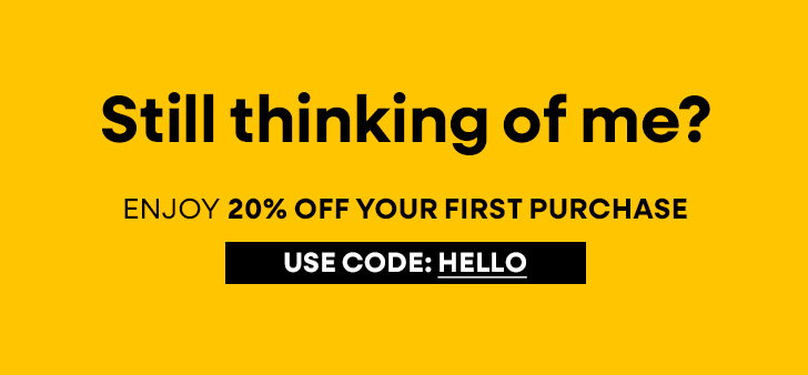 20% off your first order