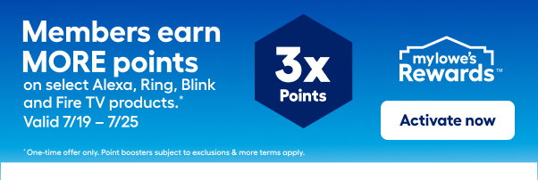 Members earn MORE points on select Alexa, Ring, Blink and Fire TV products. * Valid 7/19 – 7/25