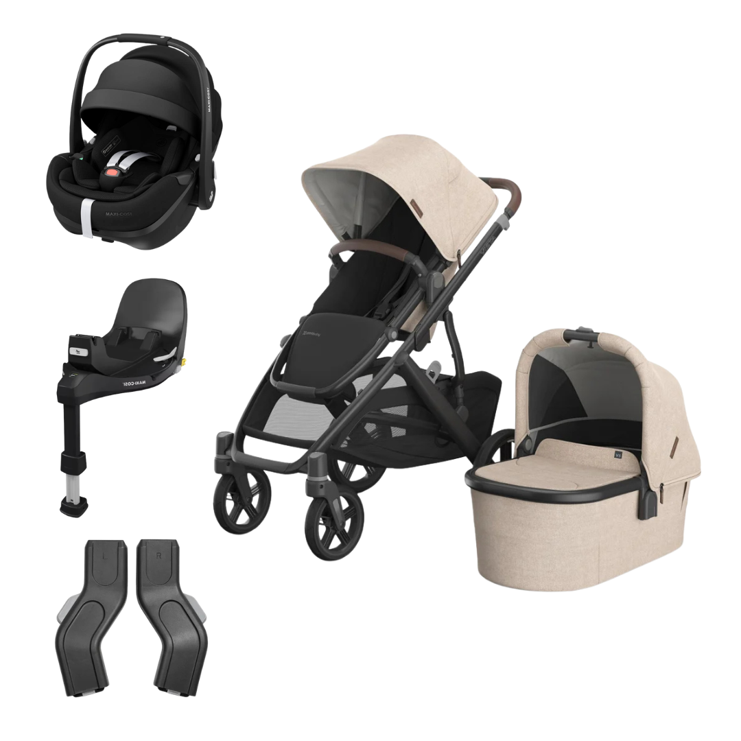 UPPAbaby Vista V3 with Maxi-Cosi Pebble 360 Pro2 and base