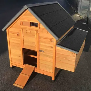 Poulailler Cémani XL toit shingle noir 6 à 10 poules