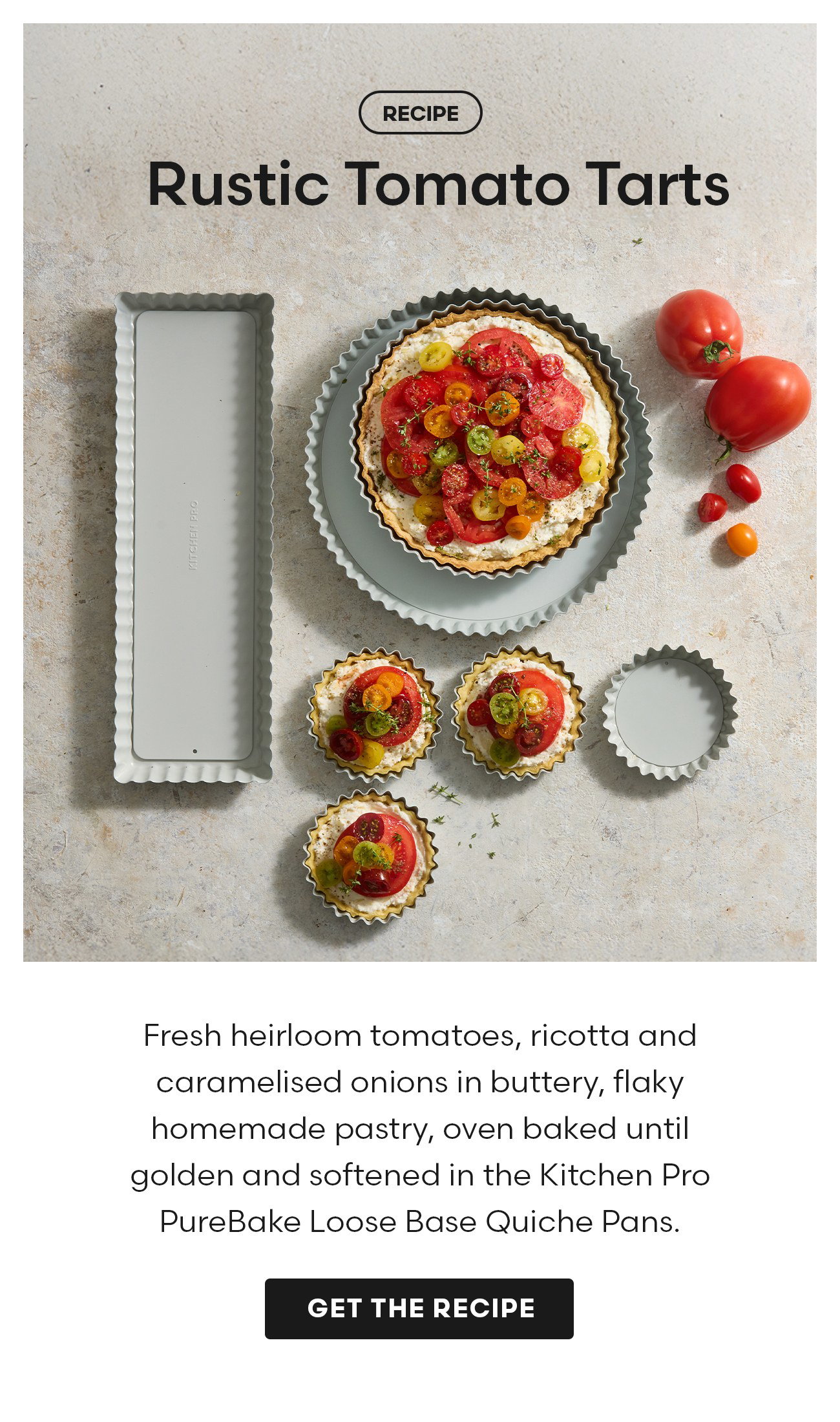Rustic Tomato Tarts