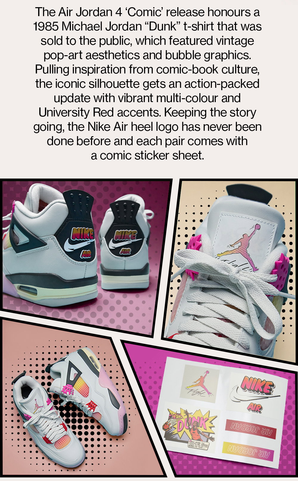 Air Jordan 4 Comic