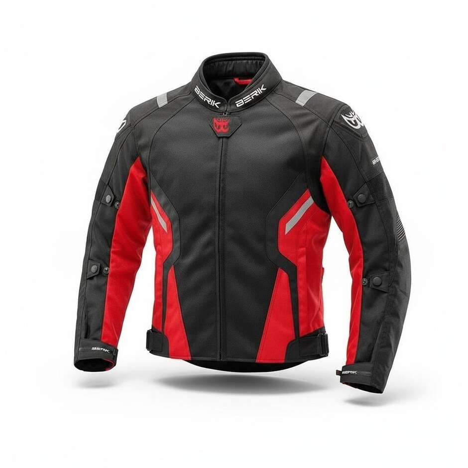 Giubbotto Berik 2.0 Mesh Air Nero Rosso