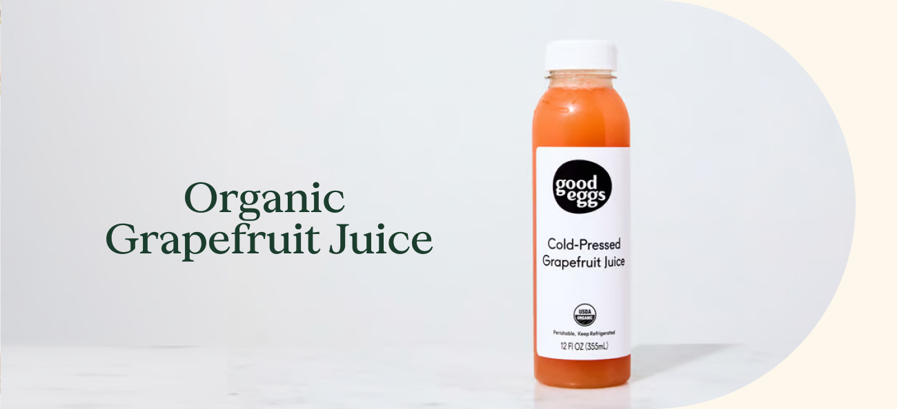Organic Grapefruit Juice — cold-pressed, 25% off for a limited time