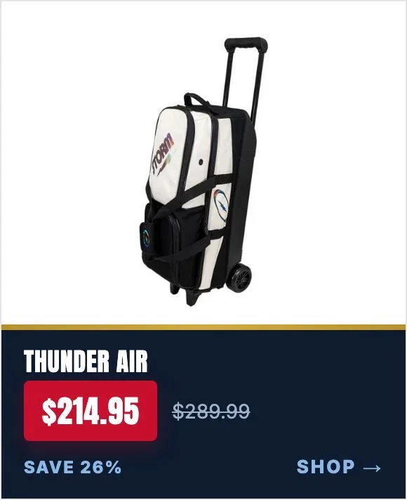 Storm 3 Ball Rolling Thunder Air White bowling bag