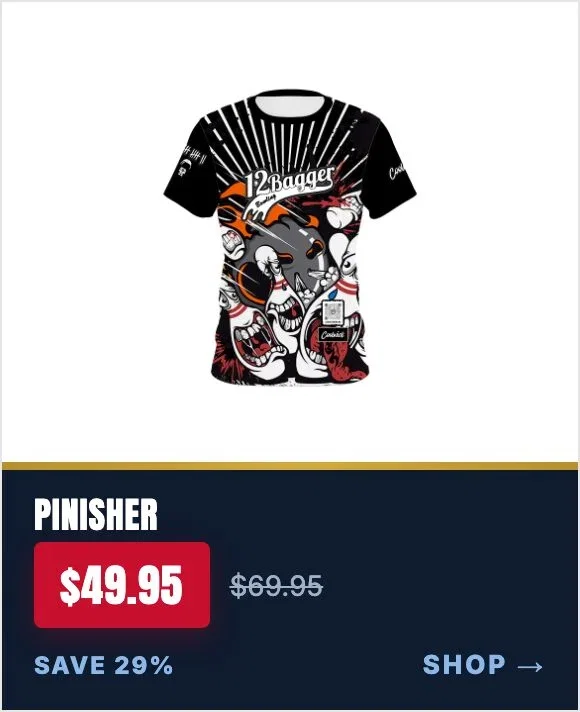 12Bagger Pinisher CoolWick bowling jersey