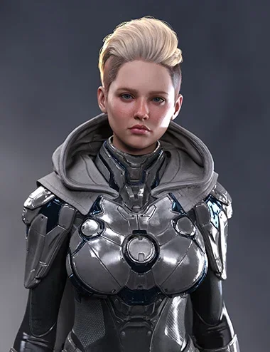 Princess Series Vanguard Armor for Genesis 9