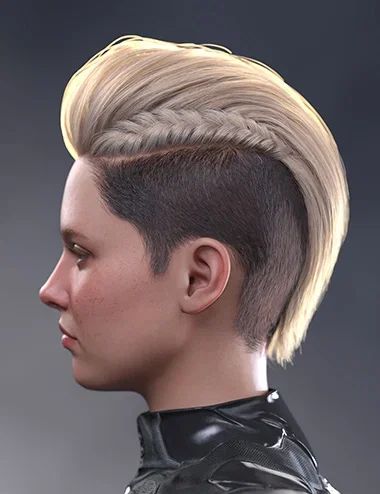 dForce Princess Series Undercut Sweep for Genesis 9