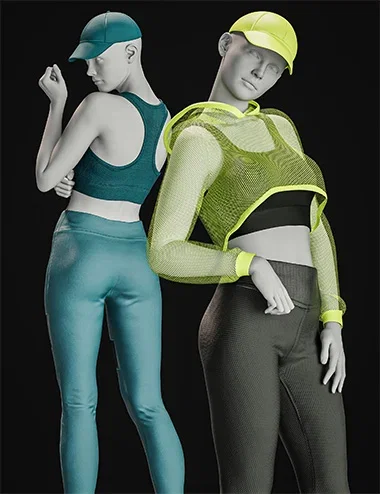 BW Active Wear Outfit Texture Add-on