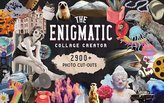 Enigmatic Collage: 2900+ Photo Cut Out Bundle | Exteded Licenses