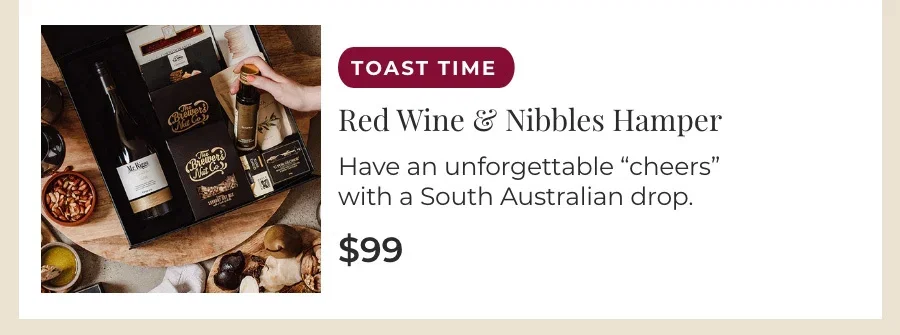 Red Wine & Nibbles Hamper