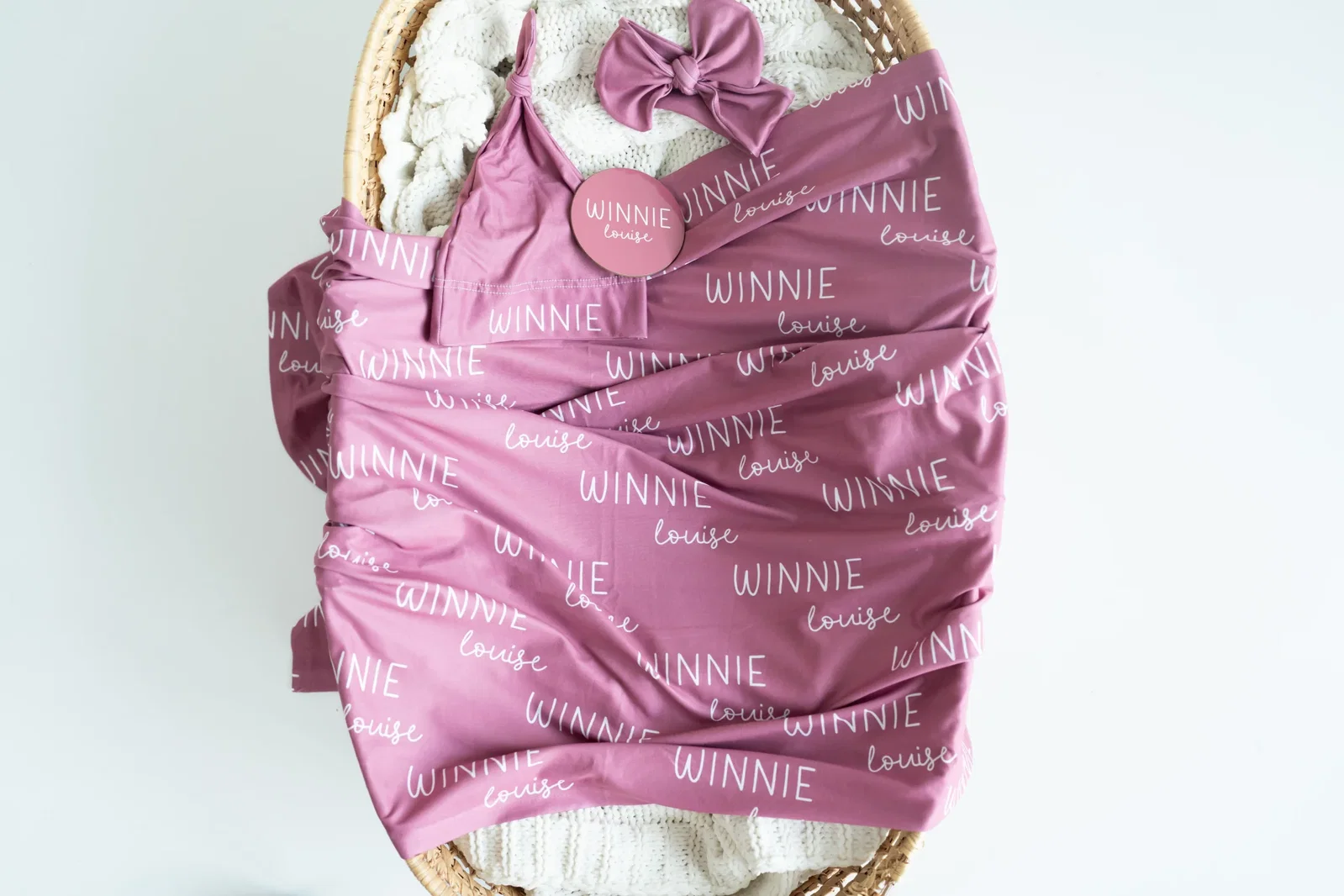 Image of Personalized Baby Swaddle - Create Your Own Set