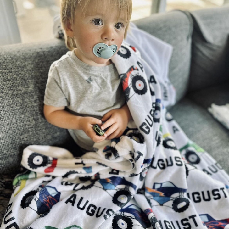 shop personalized minky blankets