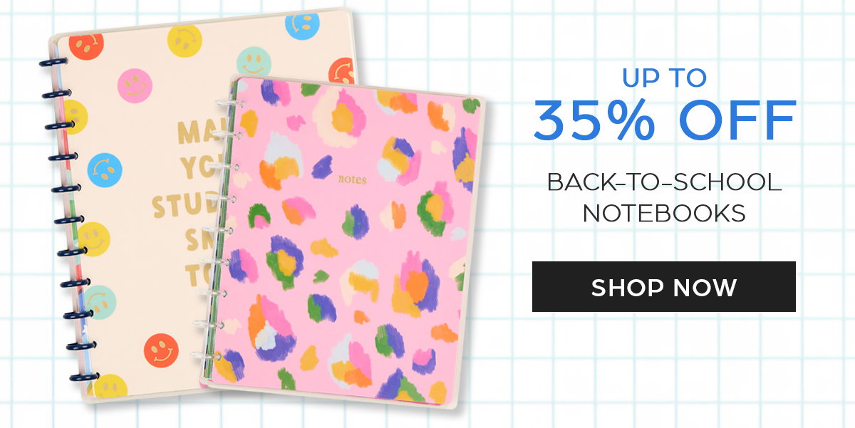 Back-to-School Notebooks up to 35% OFF