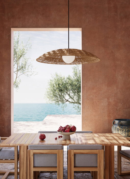 Barbary Outdoor Pendant  by Currey & Company