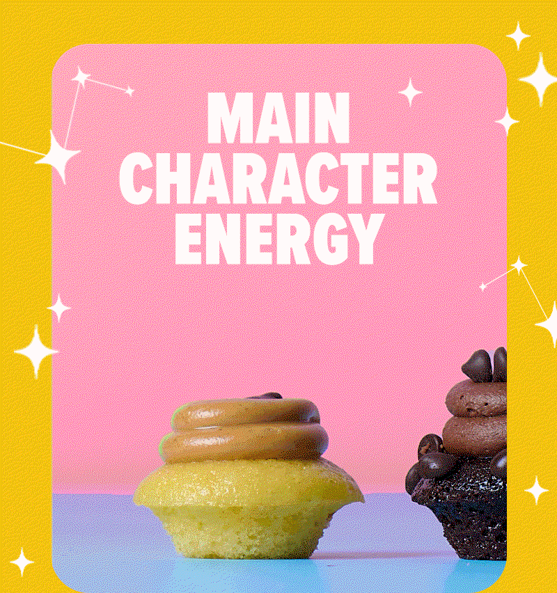 Main character energy! Shop Zodiac cupcakes.