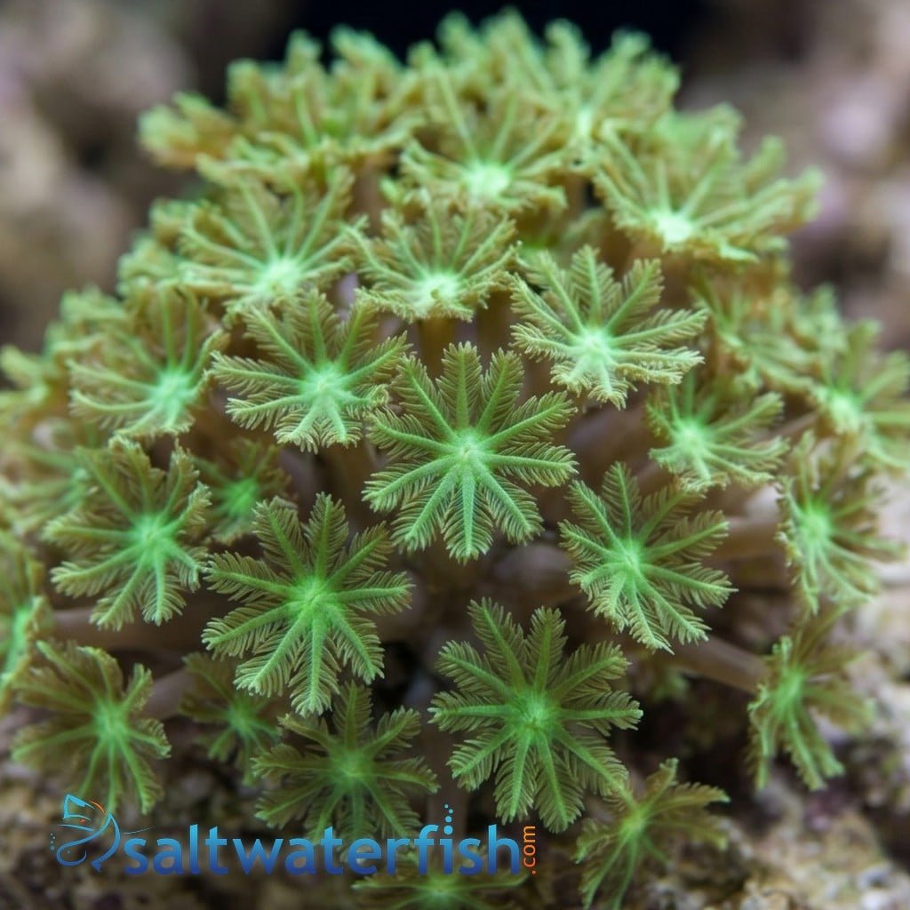 Clove (Daisy) Polyp: Green Mini - Indo Pacific