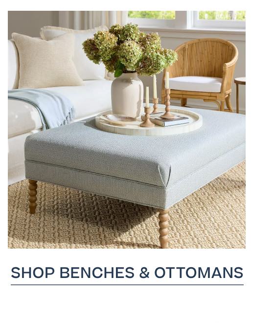 Shop Benches & Ottomans