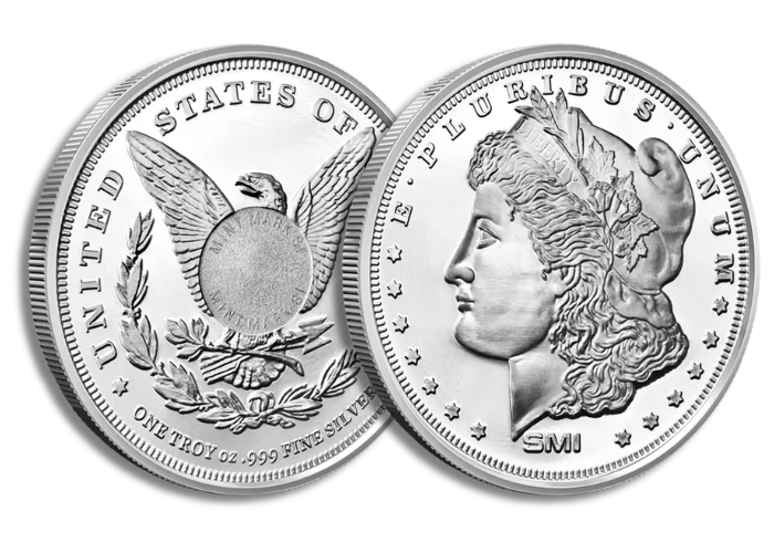 ON SALE: 1 oz Sunshine Morgan Silver Round (New, MintMark SI)