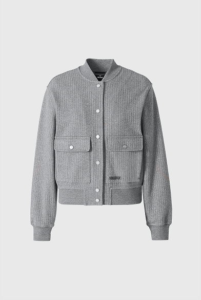 JUNIPER-K Brushed Knit Bomber Jacket
