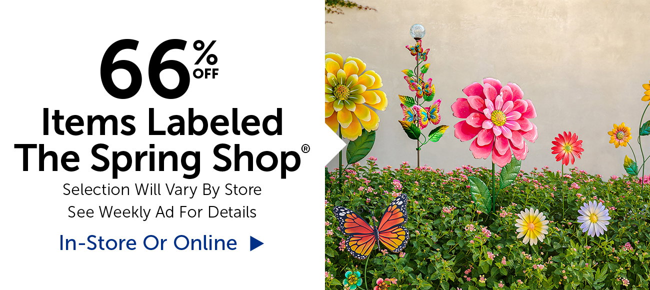 66% Off The Spring Shop® - Selection Will Vary By Store
