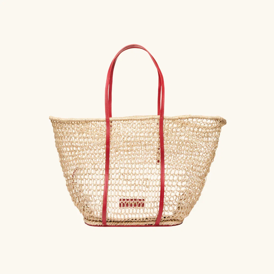 Image of The Comporta Large Tote - Tomato