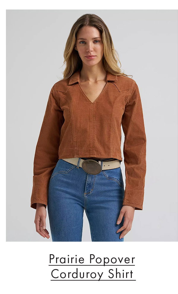 Prairie Popover Corduroy Shirt