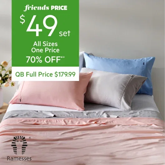 Ramesses 2000 Thread Count Bamboo Blend Sheet Set