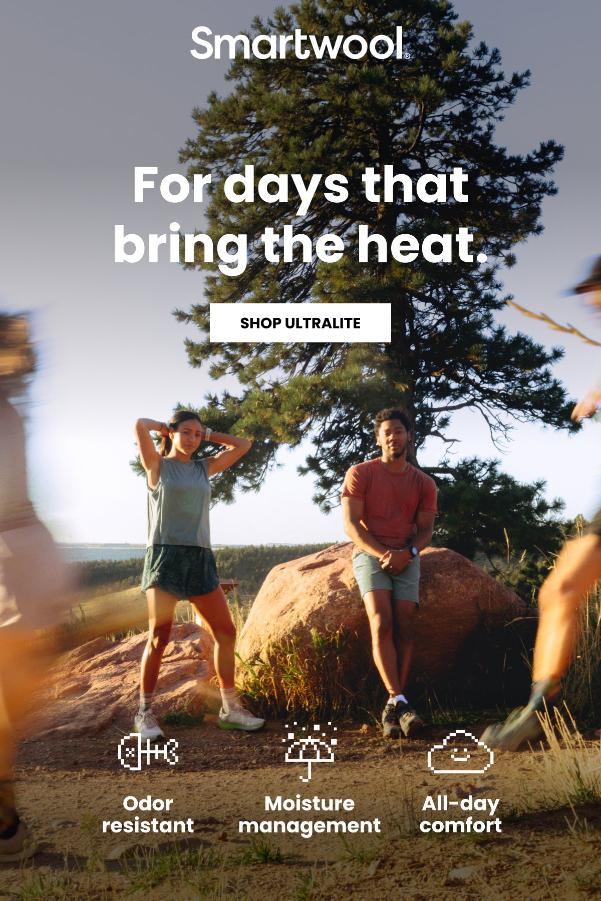 For days that bring the heat. Shop Ultralite.
