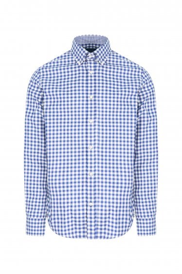 Cotton Twill Shirt Blue