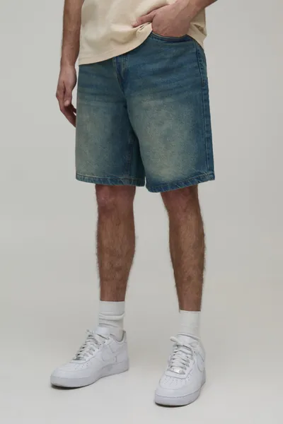 Essential Relaxed Fit Denim Shorts